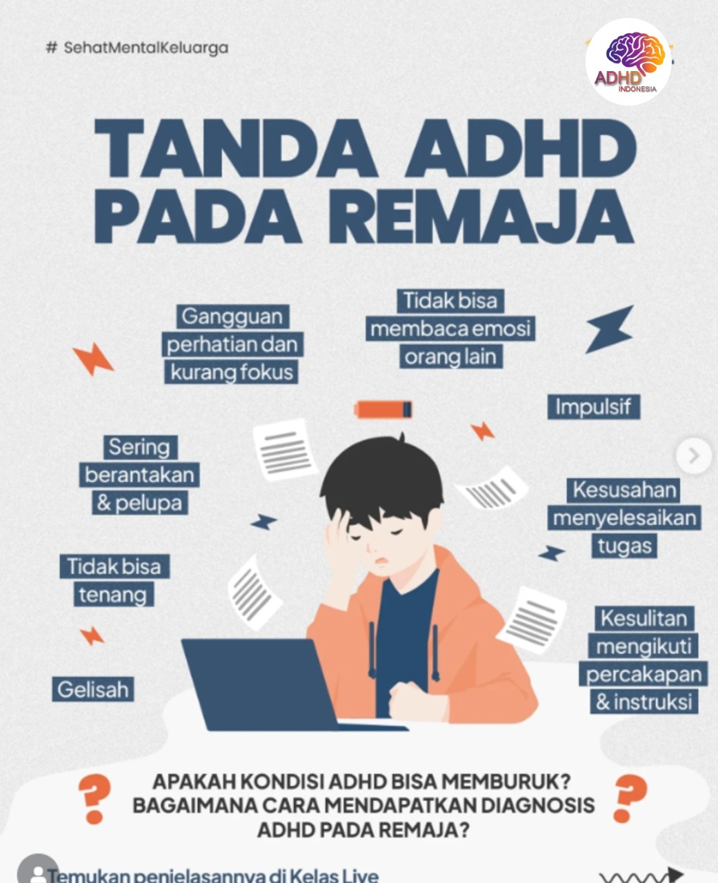 Screening ADHD Non-Diagnostik: Edukasi Awal bagi Orang Tua di Kabupaten Kapuas Hulu