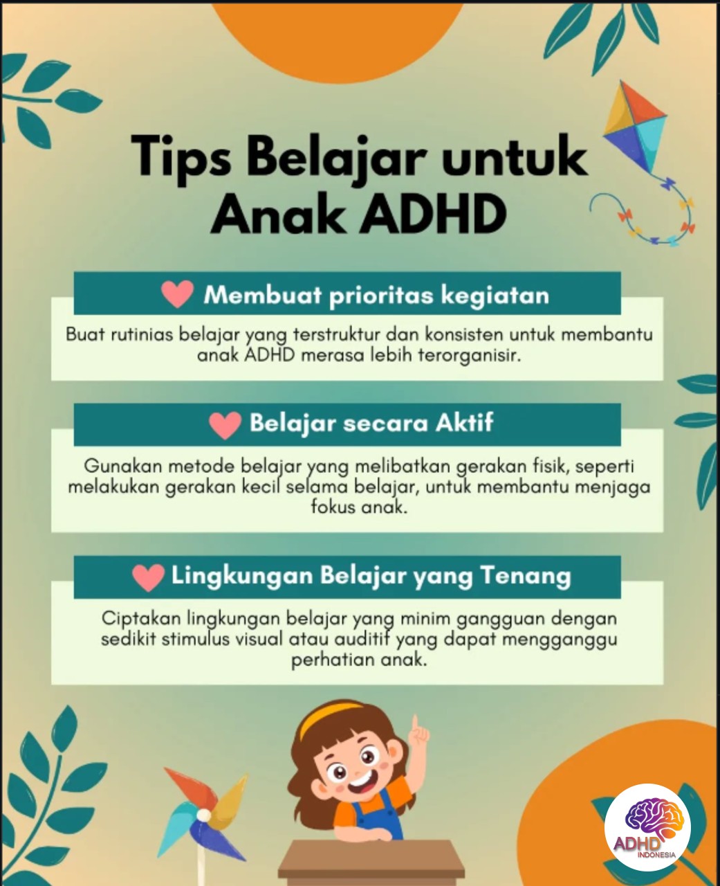 Strategi Belajar yang Cocok untuk Anak ADHD di Kabupaten Kapuas Hulu